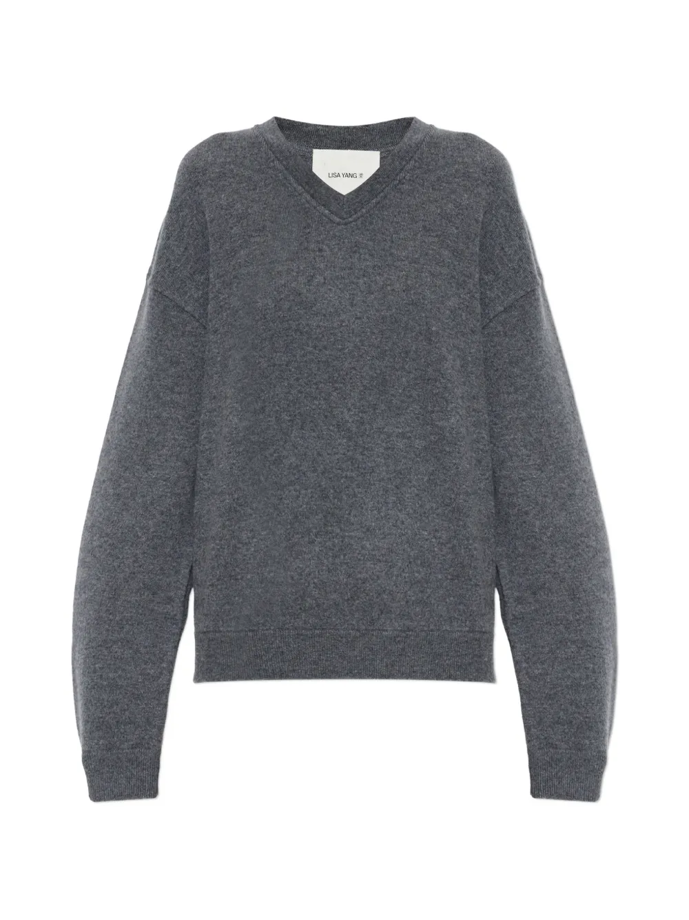 Lisa Yang Cyrilla V-neck cashmere sweater Grijs