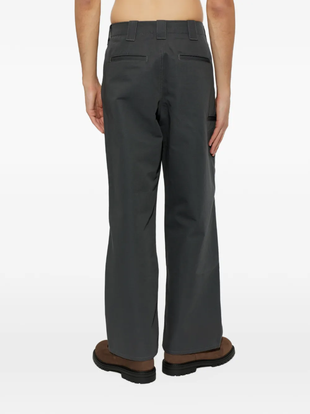 Kenzo double-knee panelled chinos Grijs