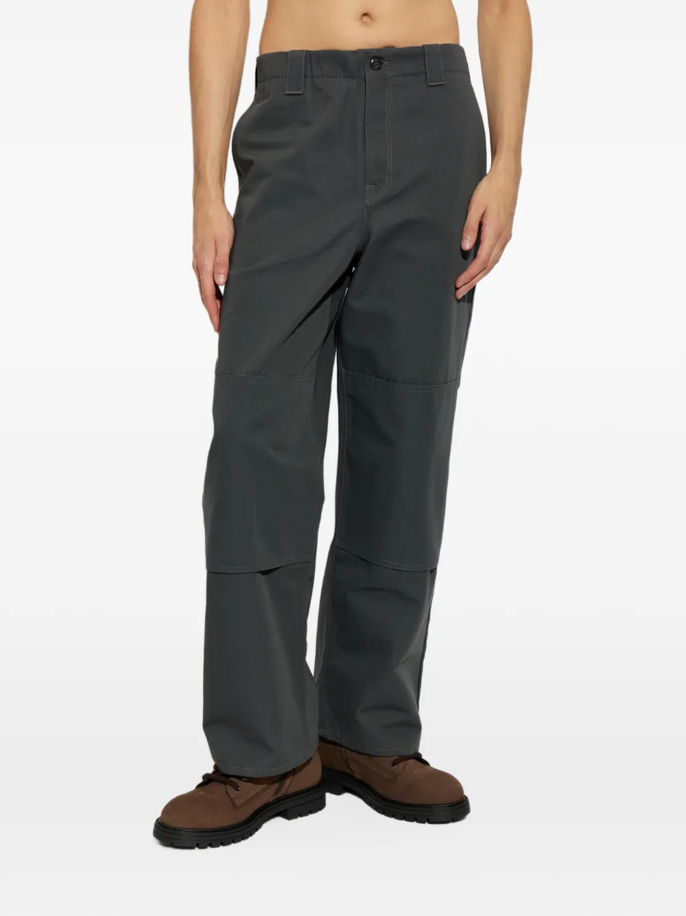 Kenzo double-knee panelled chinos Grijs