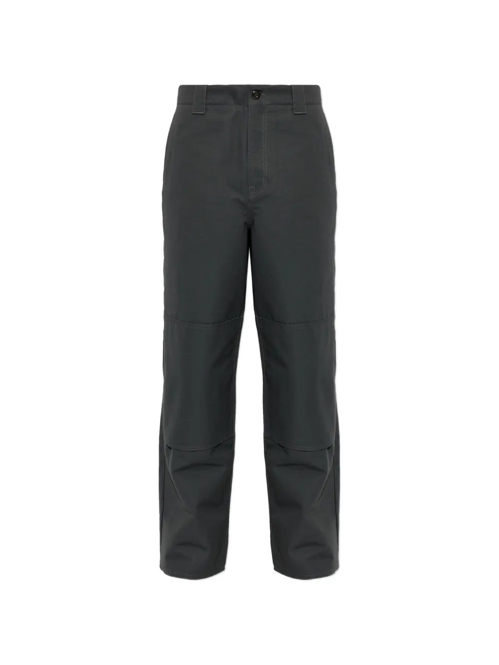 Kenzo Double-knee Panelled Chinos In Grey