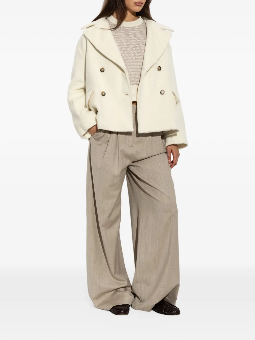 Paul & Shark striped wool sweater Beige