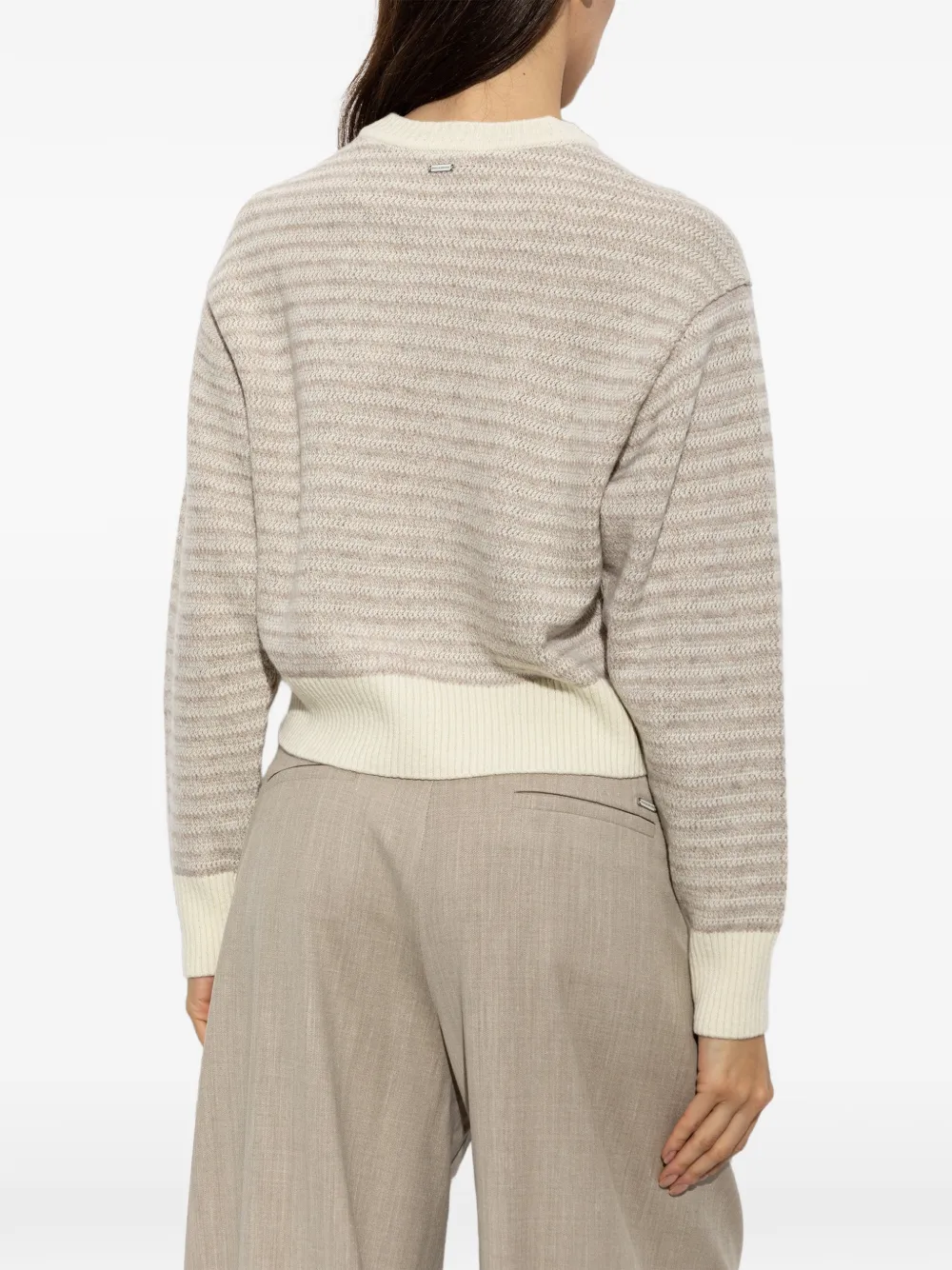 Paul & Shark striped wool sweater Beige