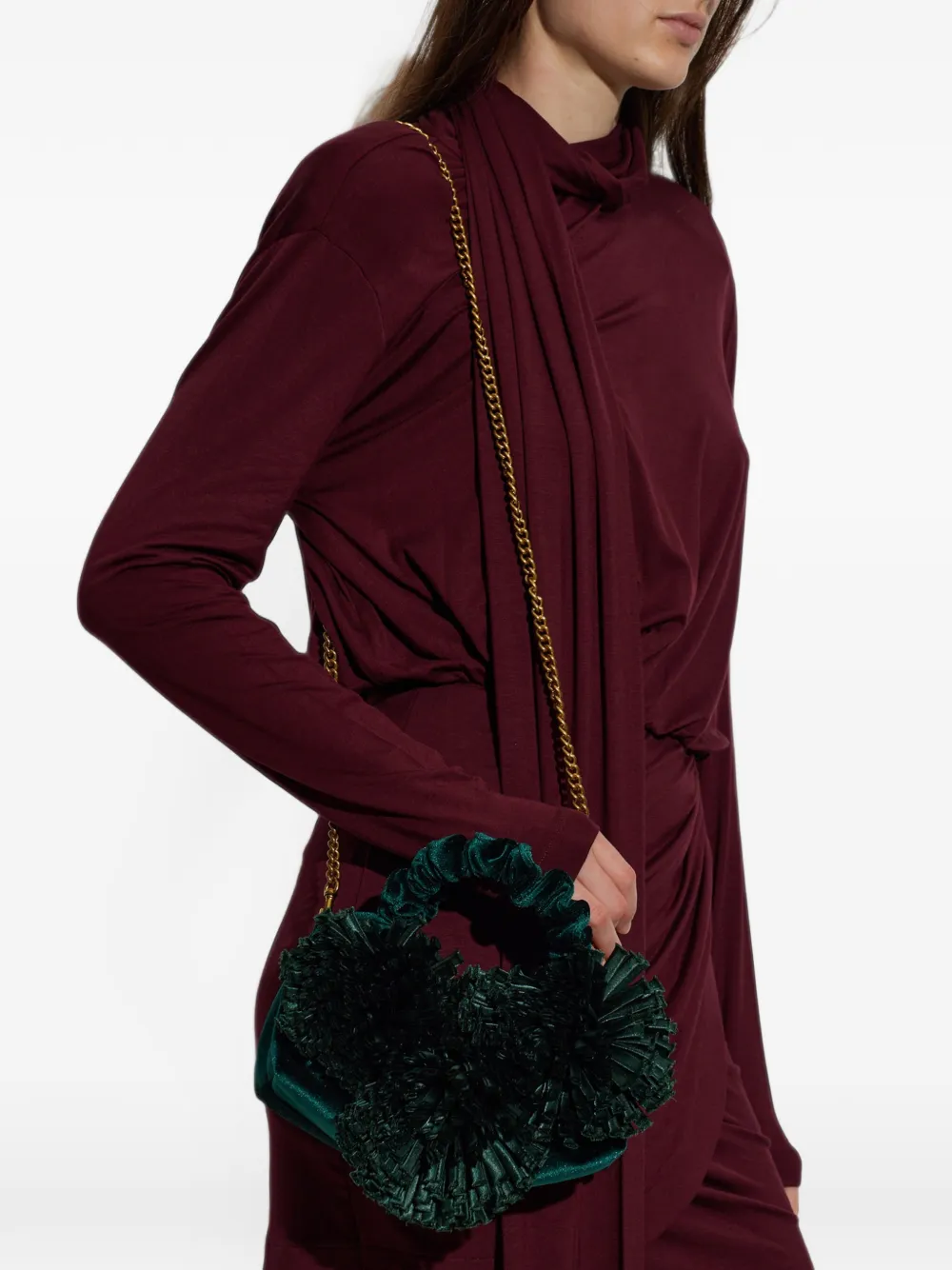 Kurt Geiger London Mini Pom shoulder bag Groen