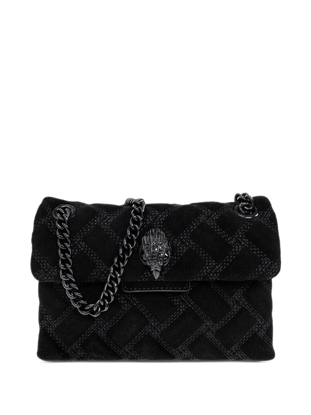 Kurt Geiger London Mini Kensington quilted leather shoulder bag Zwart