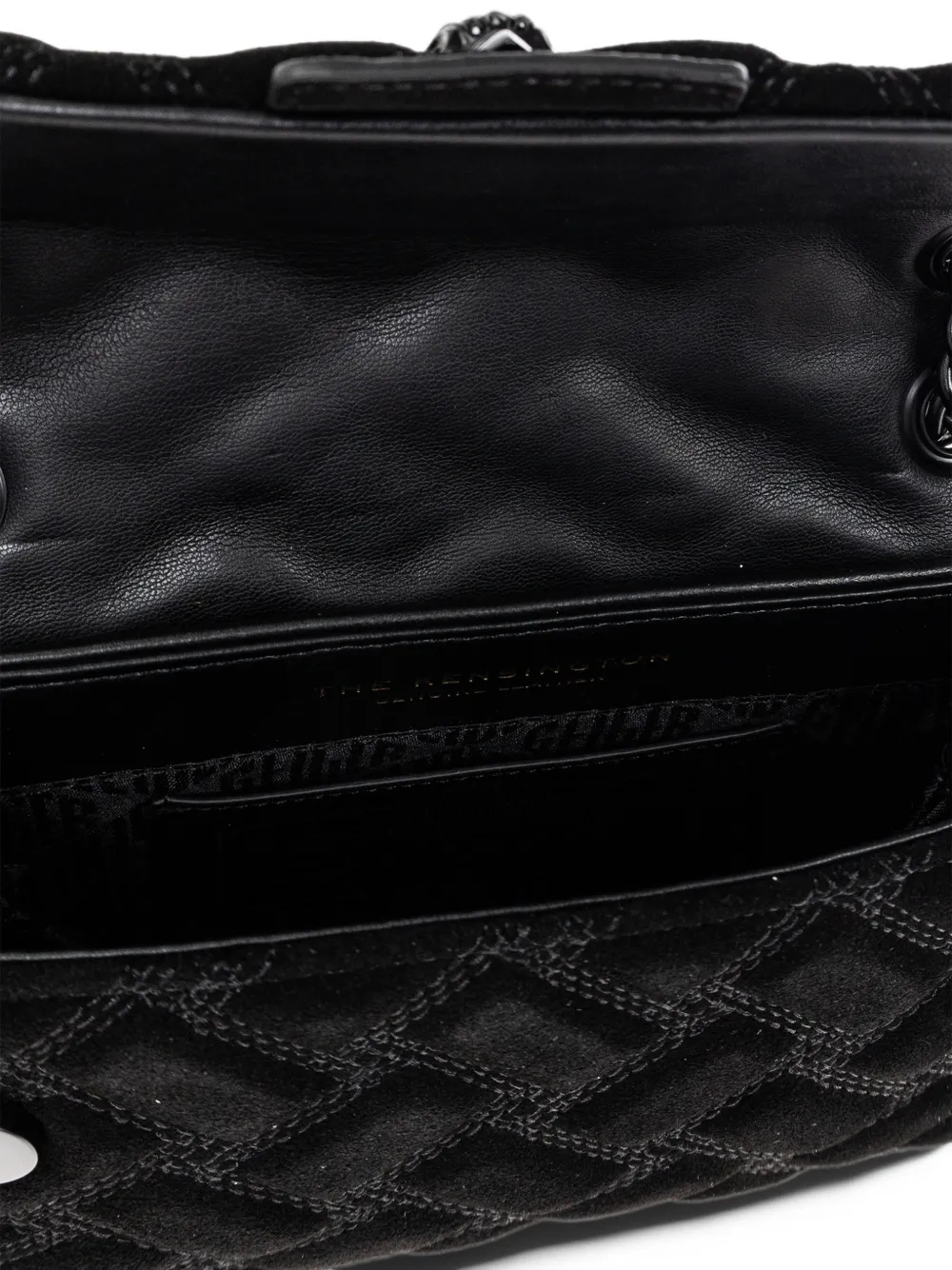 Kurt Geiger London Mini Kensington quilted leather shoulder bag Zwart