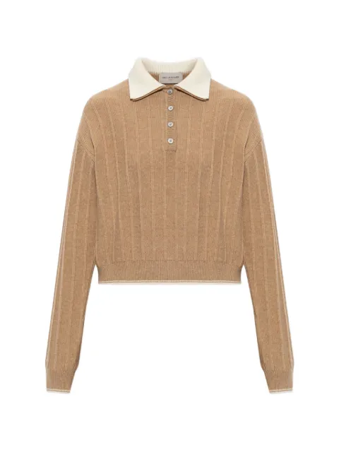 Paul & Shark ribbed-knit polo top