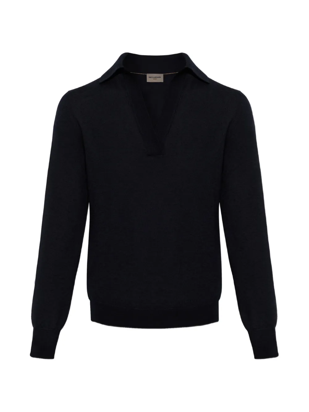 Paul & Shark long-sleeve V-neck sweater Zwart