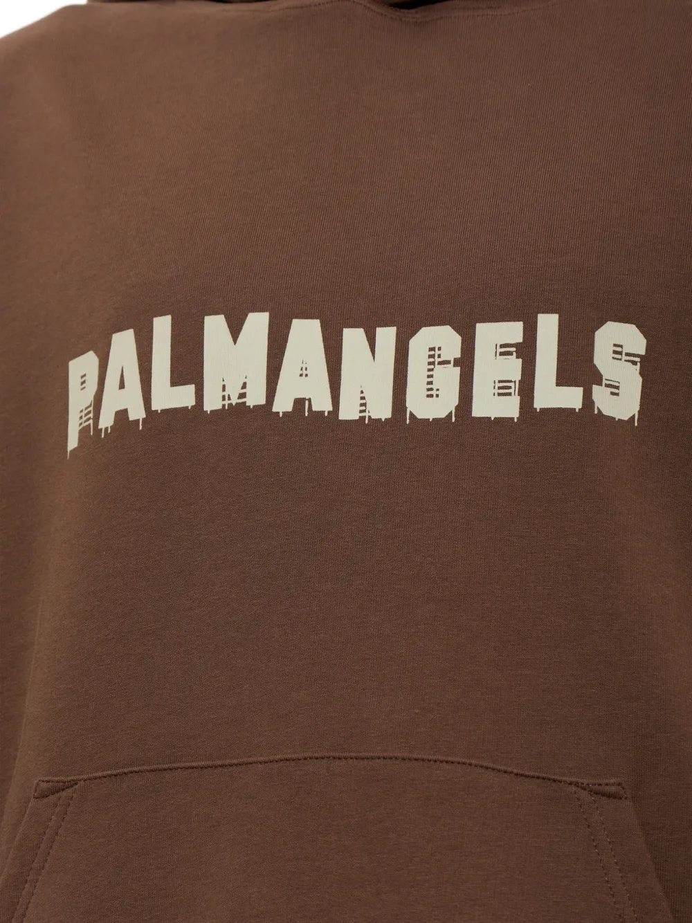 Palm Angels logo-print hoodie Bruin