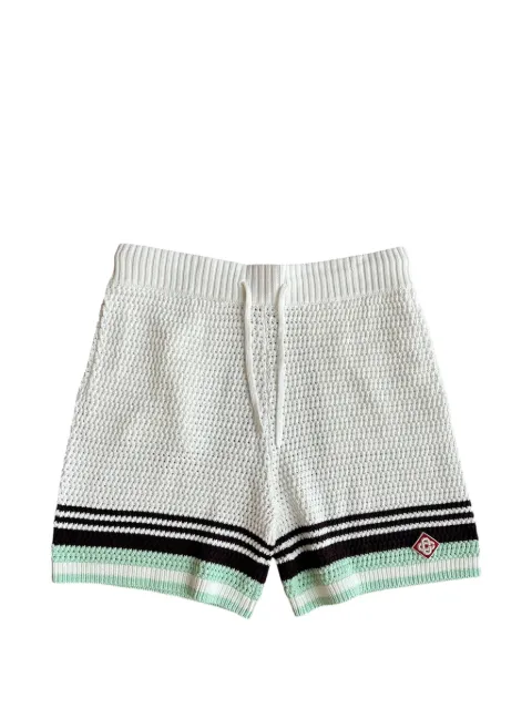 Casablanca bermudas de ganchillo de algodón