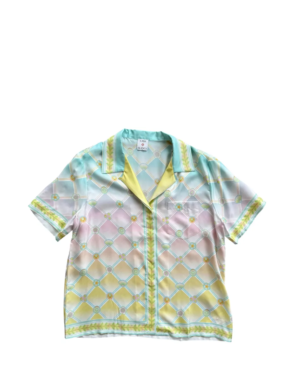 Casablanca Candy Icons silk shirt Groen