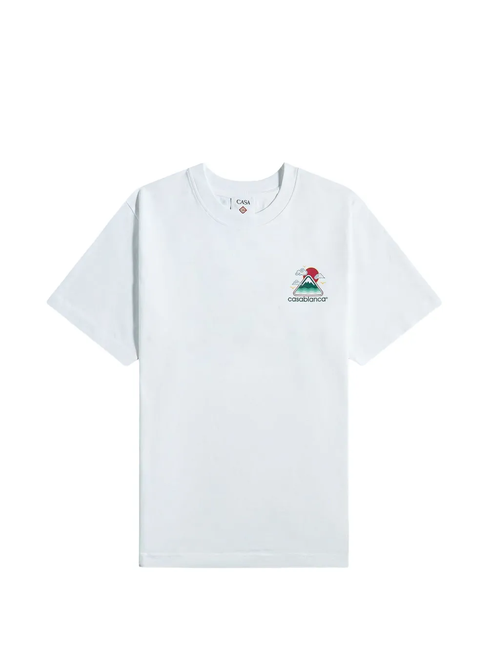 Casablanca Montagne Ondulée T-shirt Wit