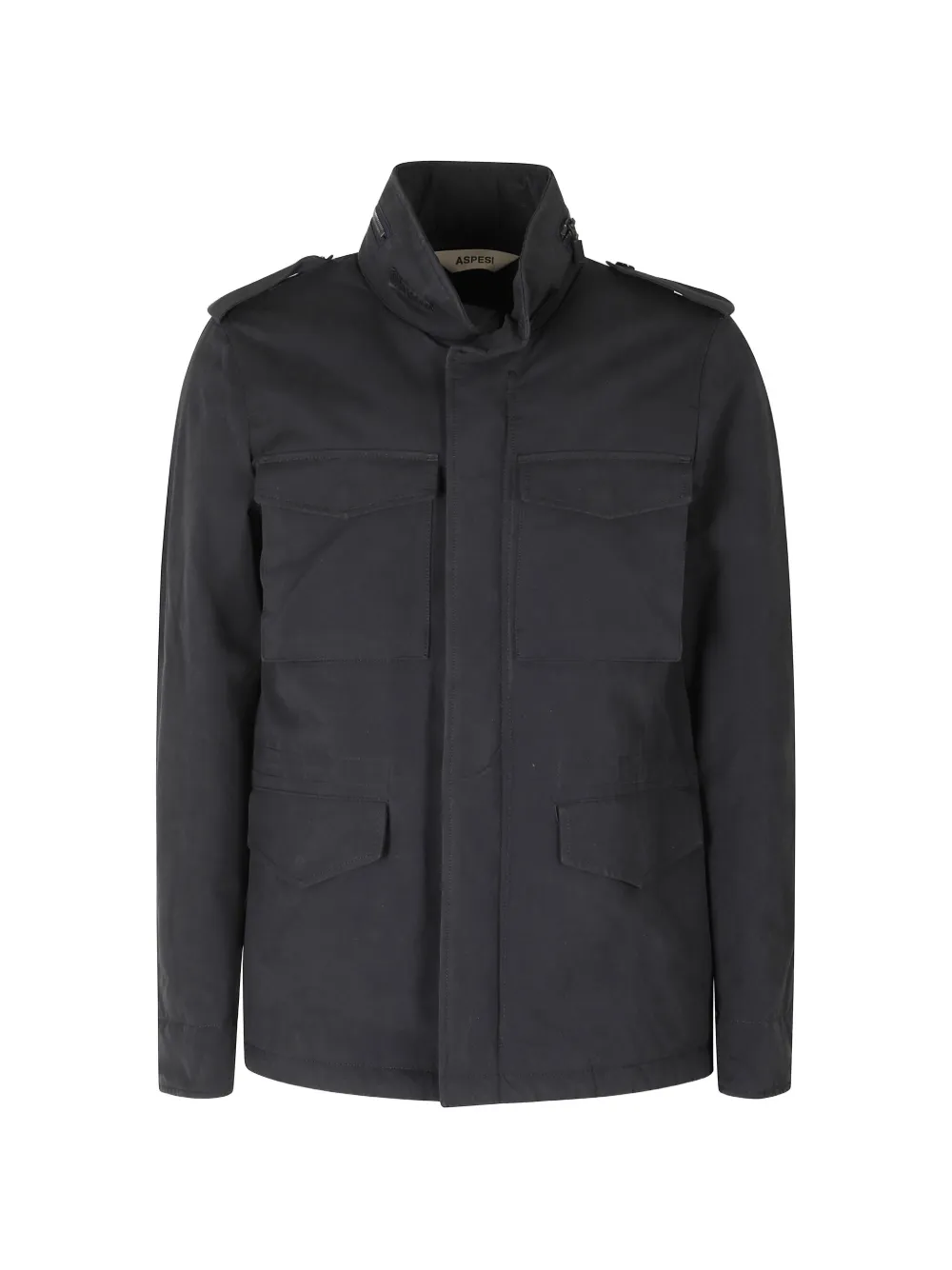 ASPESI epaulette-detail multi-pocket jacket Blauw