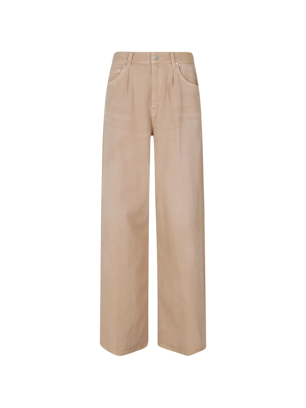 DONDUP pleated wide-leg jeans - Toni neutri