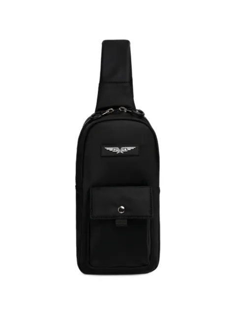Police Lewis logo-patch belt bag