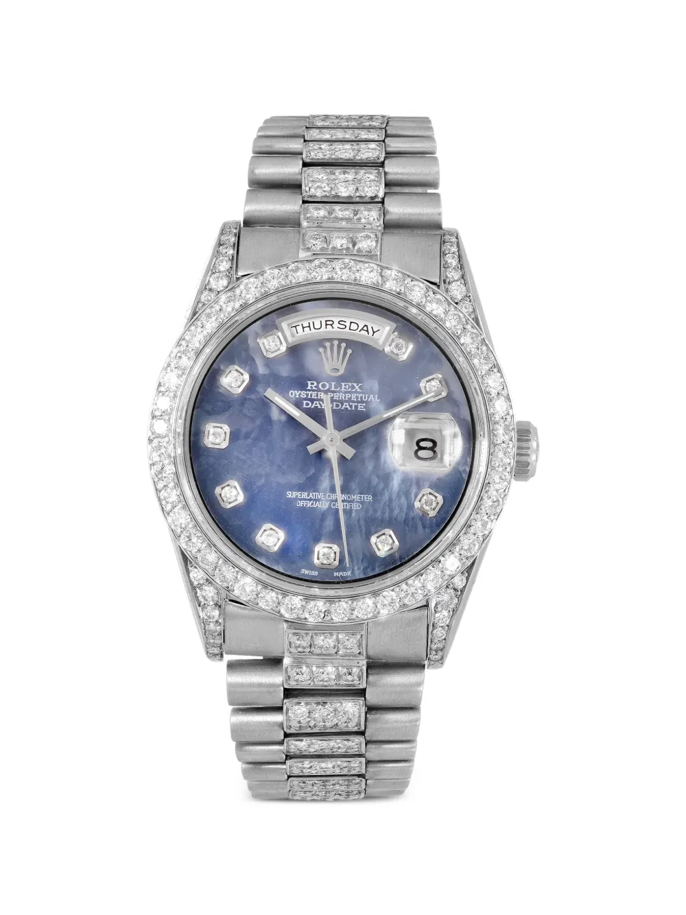 Rolex 1989 Day-Date 36mm watch - Blu