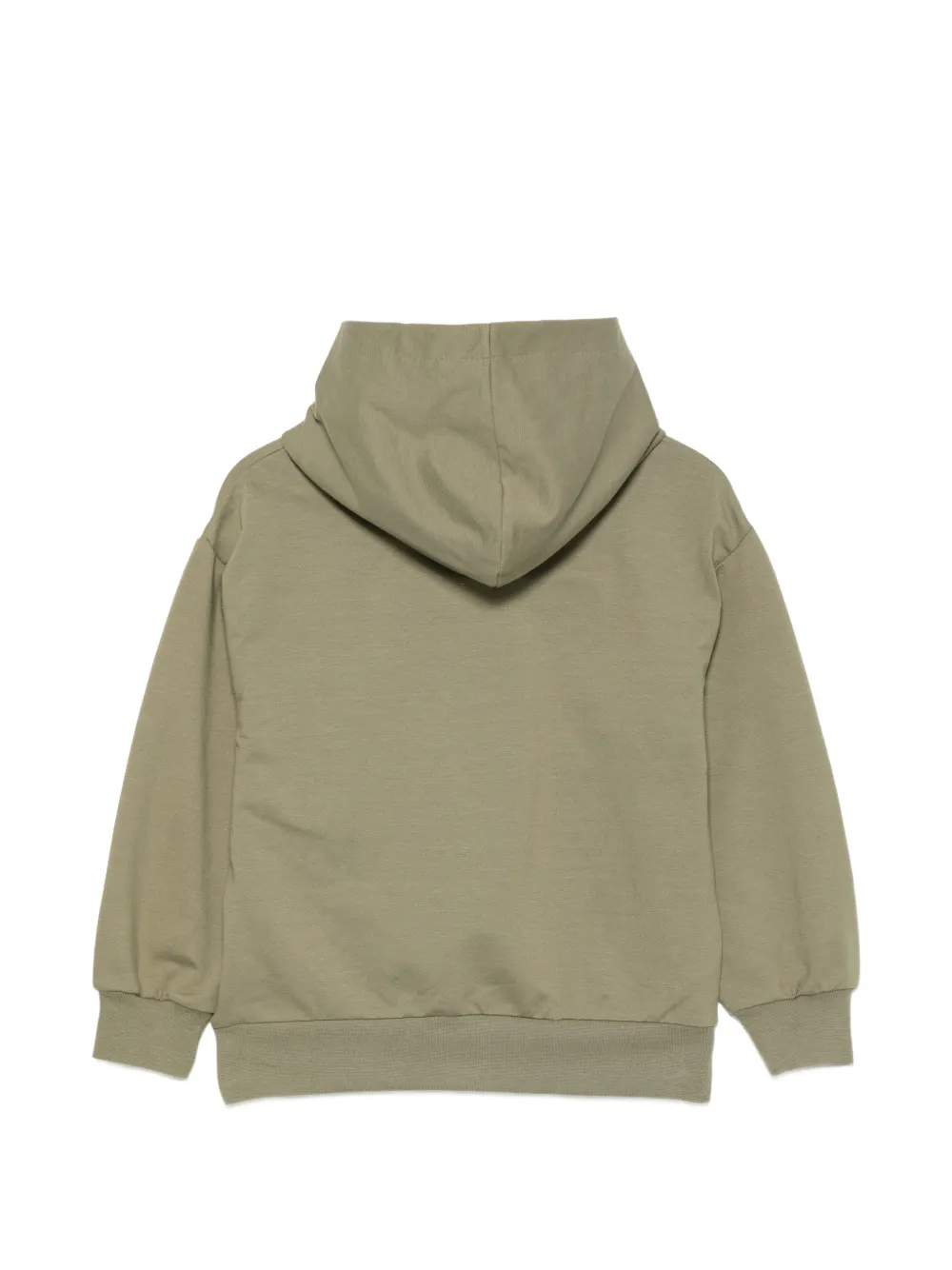 Il Gufo motorcycle-embroidered hoodie Groen