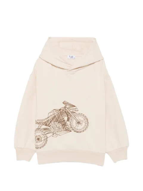 Il Gufo embroidered hoodie
