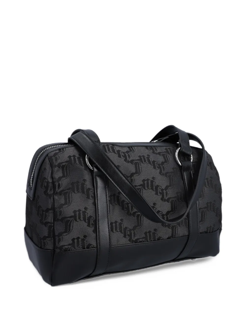 Juicy Couture jacquard double-handle shoulder bag Zwart