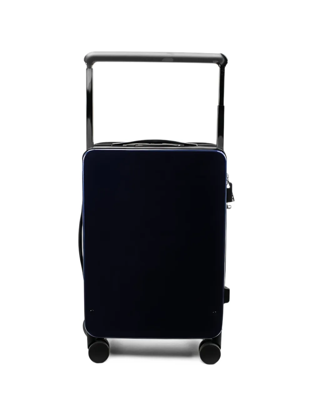 Police logo-embossed hardshell suitcase Blauw