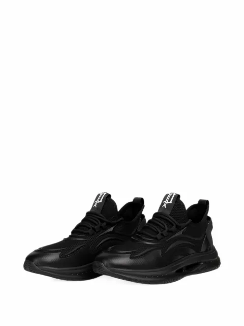Police tenis con paneles y logo estampado