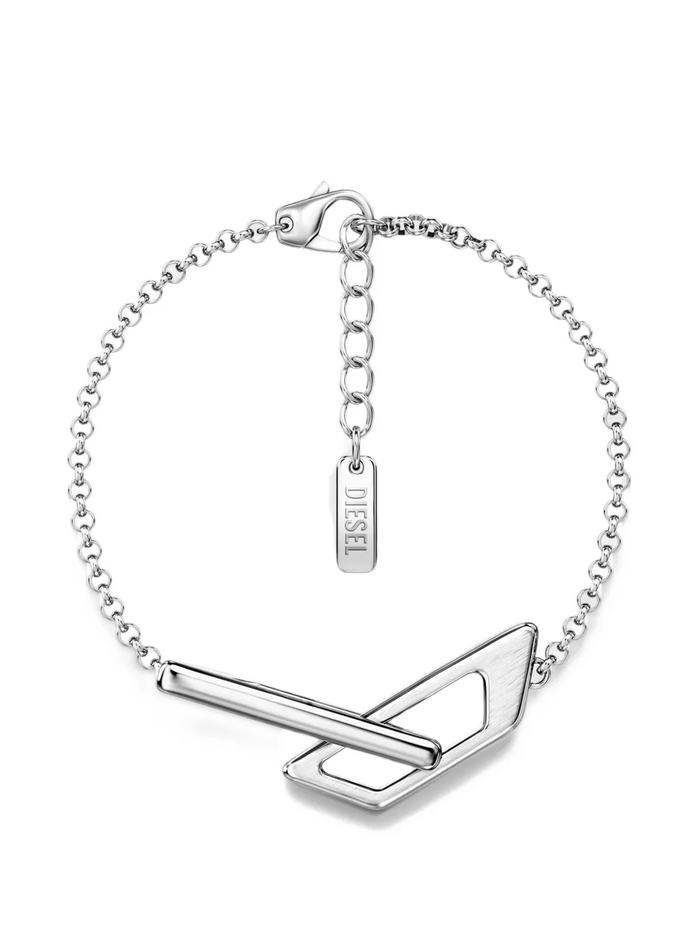 Diesel stainless steel chain bracelet - Argento