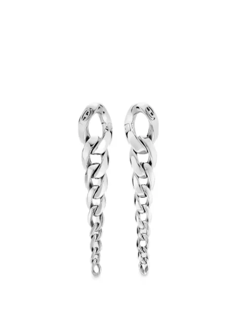 Diesel stainless steel drop earrings