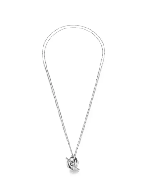 Diesel stainless steel pendant necklace
