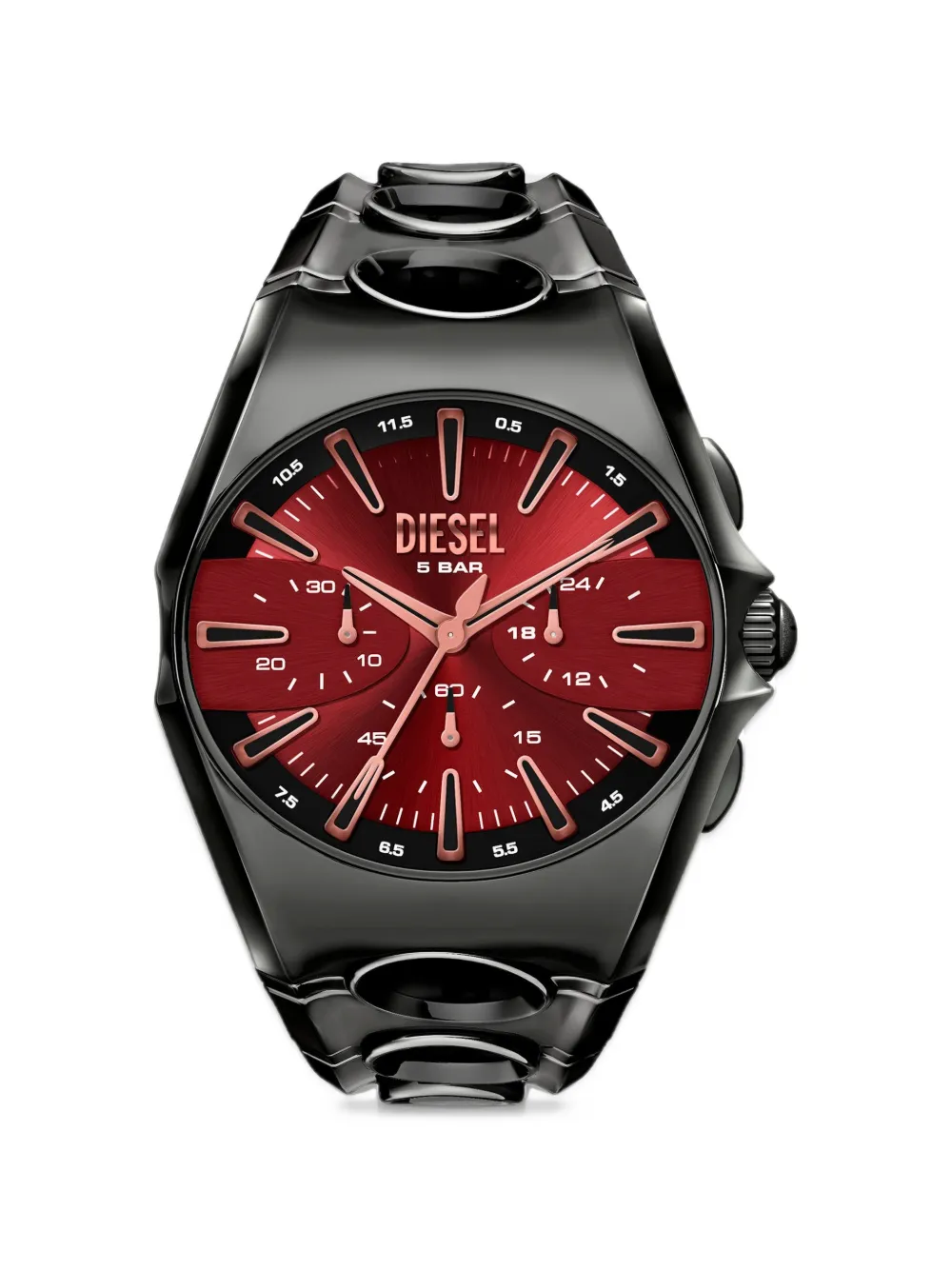 Diesel D-Curve 44mm watch - Rosso