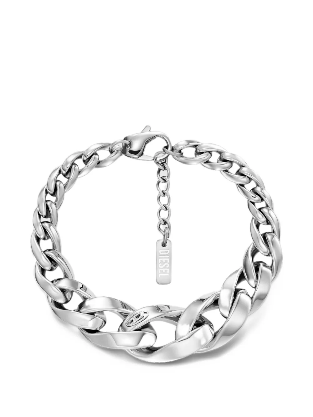 Diesel stainless steel chain bracelet - Argento