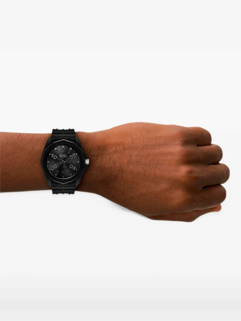 Diesel Stinger black silicone watch - Nero
