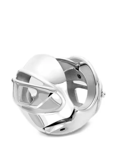 Diesel stainless steel hoop earring