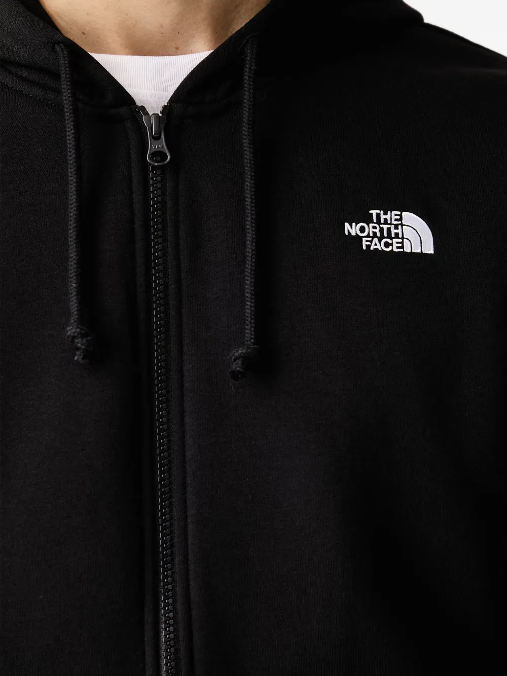 The North Face Evolution Simple dome regular hoodie met rits Zwart