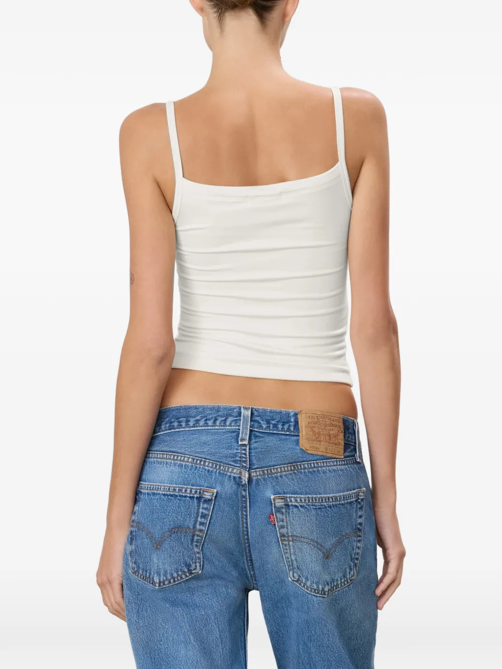 ETERNE jersey tank top Beige