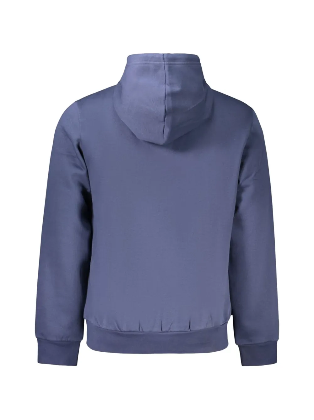 The North Face logo-print drawstring hoodie Blauw