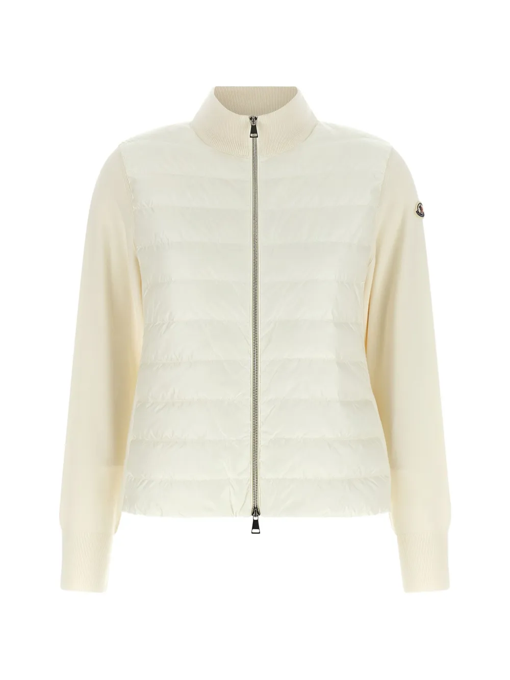 Moncler quilted panel cardigan Beige