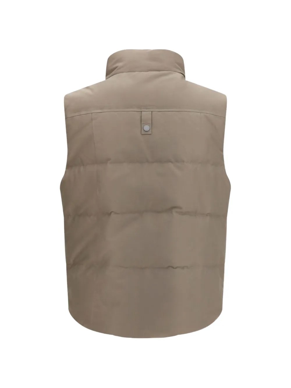Moose Knuckles quilted logo-patch gilet Beige