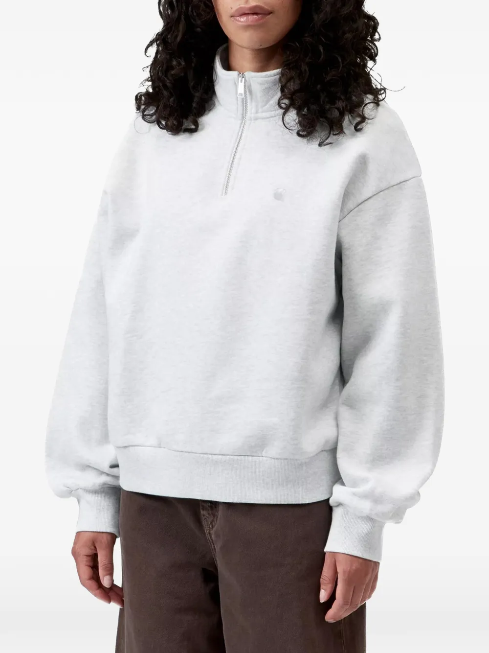 Carhartt WIP Casey high-neck sweatshirt Grijs
