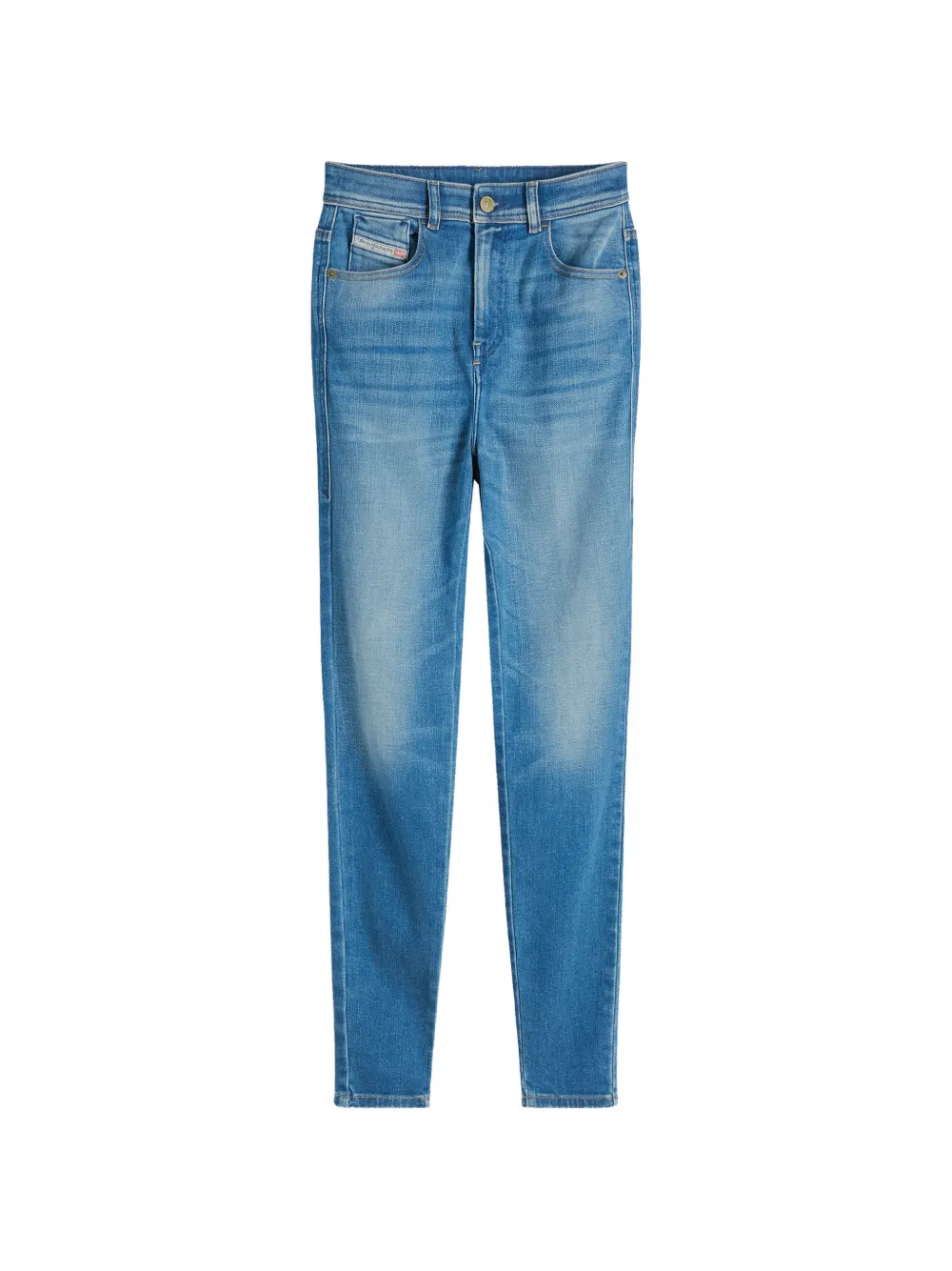 Diesel skinny jeans high-waist 1984 Slandy-High - Blau