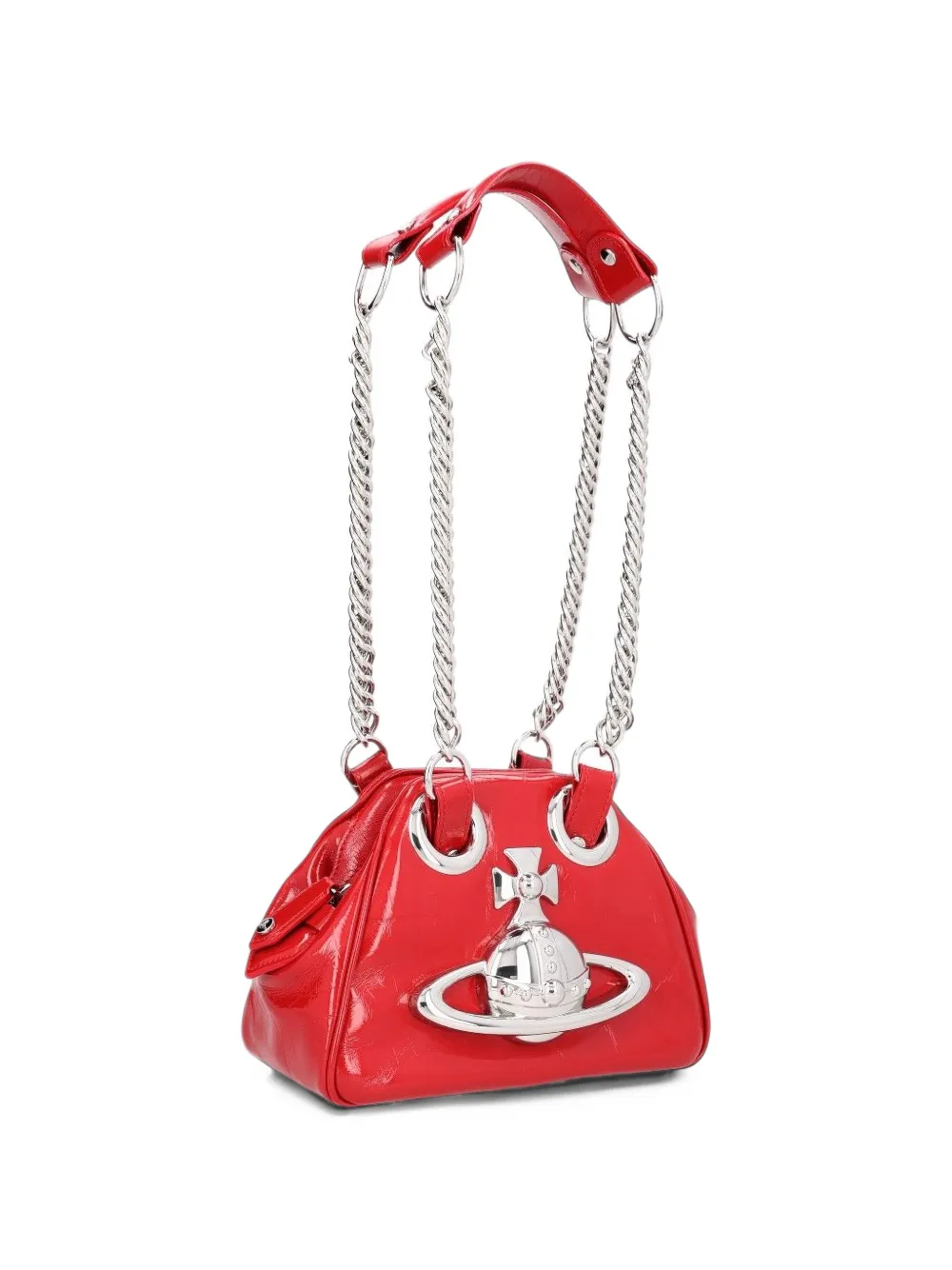 Vivienne Westwood Archive Orb chain handbag Rood