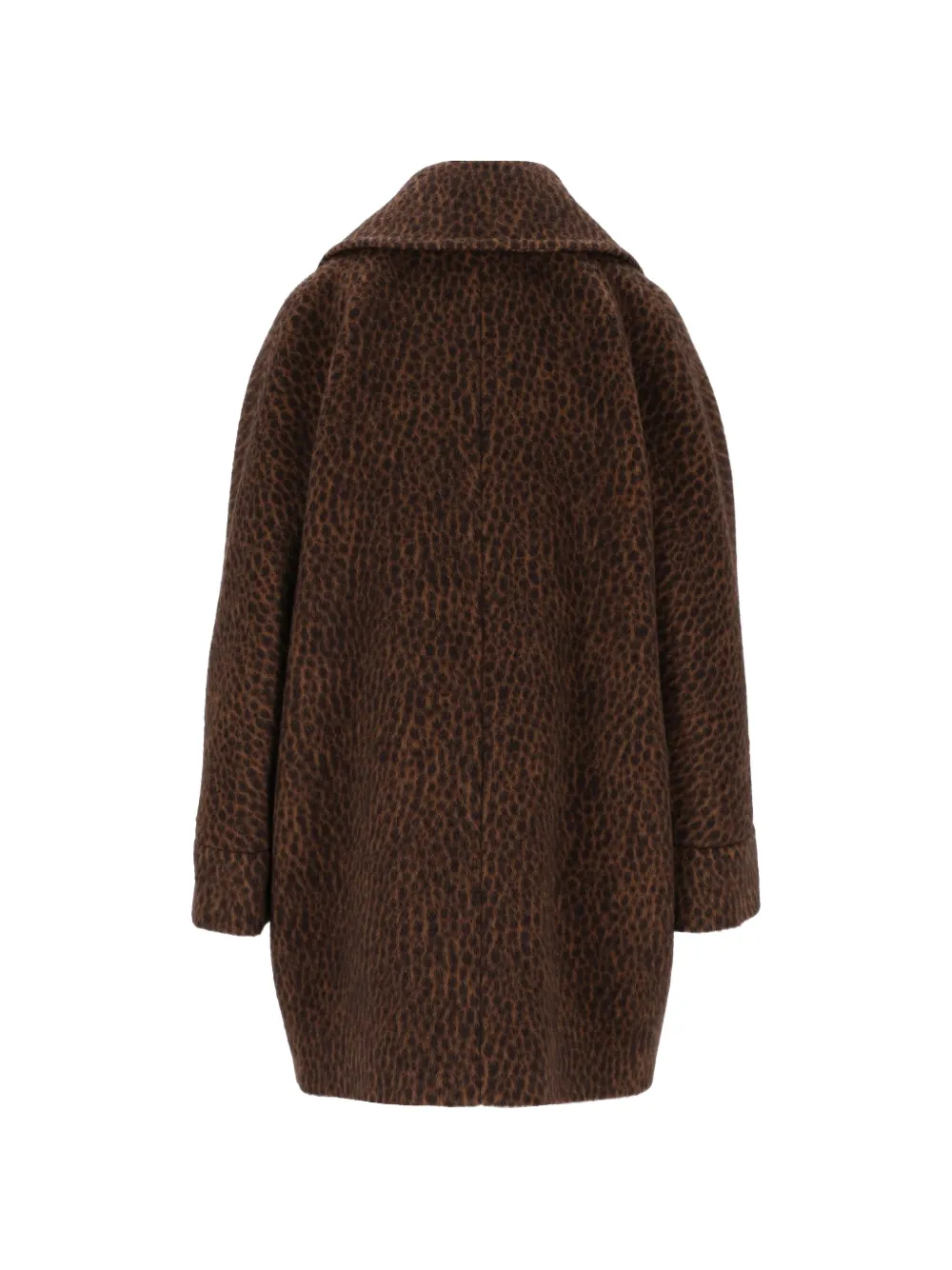 Tagliatore Lillian leopard-print coat Bruin