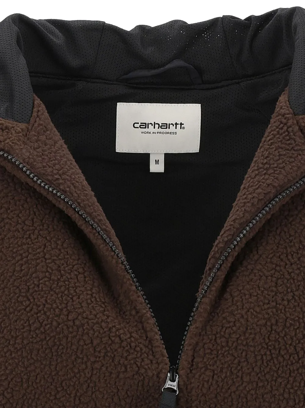Carhartt WIP hooded limn C fleece jacket Bruin