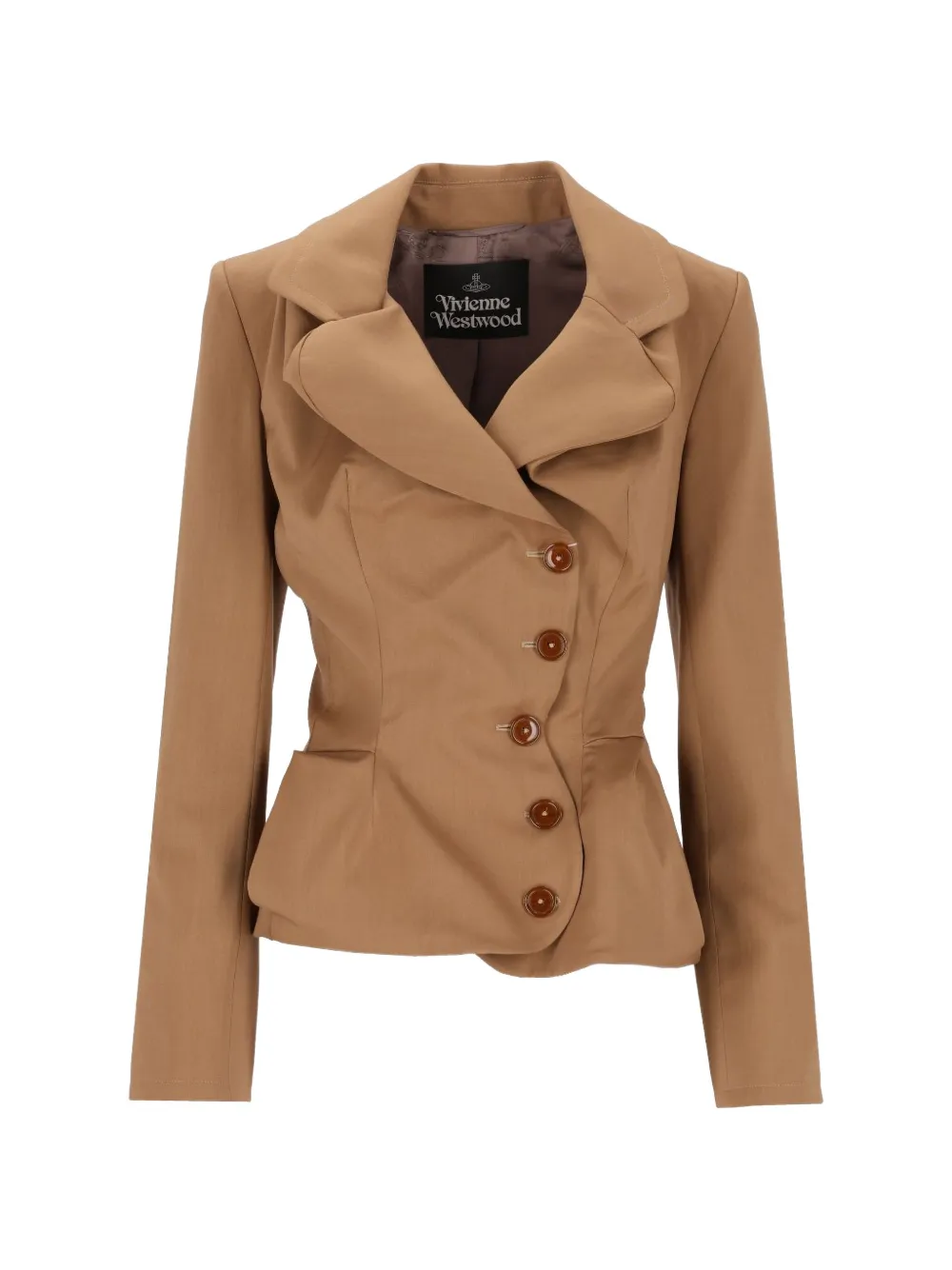 Vivienne Westwood Drunken peplum blazer - Nude