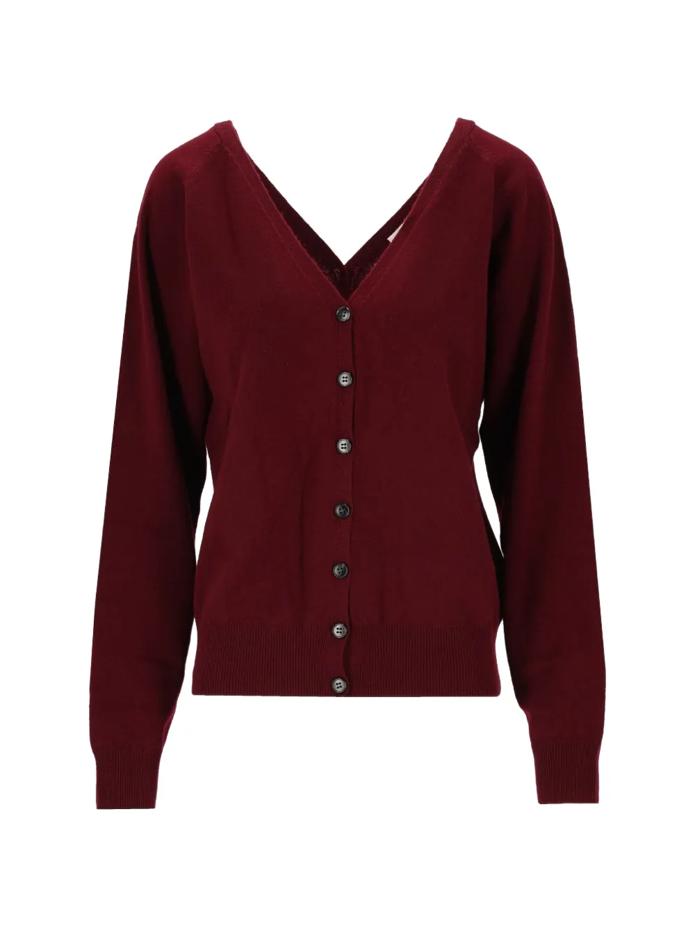 Lisa Yang Jiani V-neck cashmere cardigan - Rot