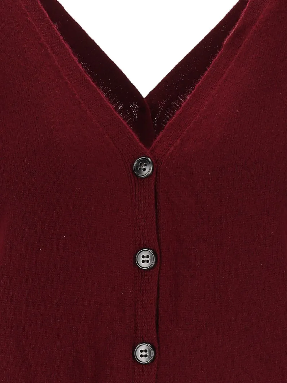 Lisa Yang Jiani V-neck cashmere cardigan Rood