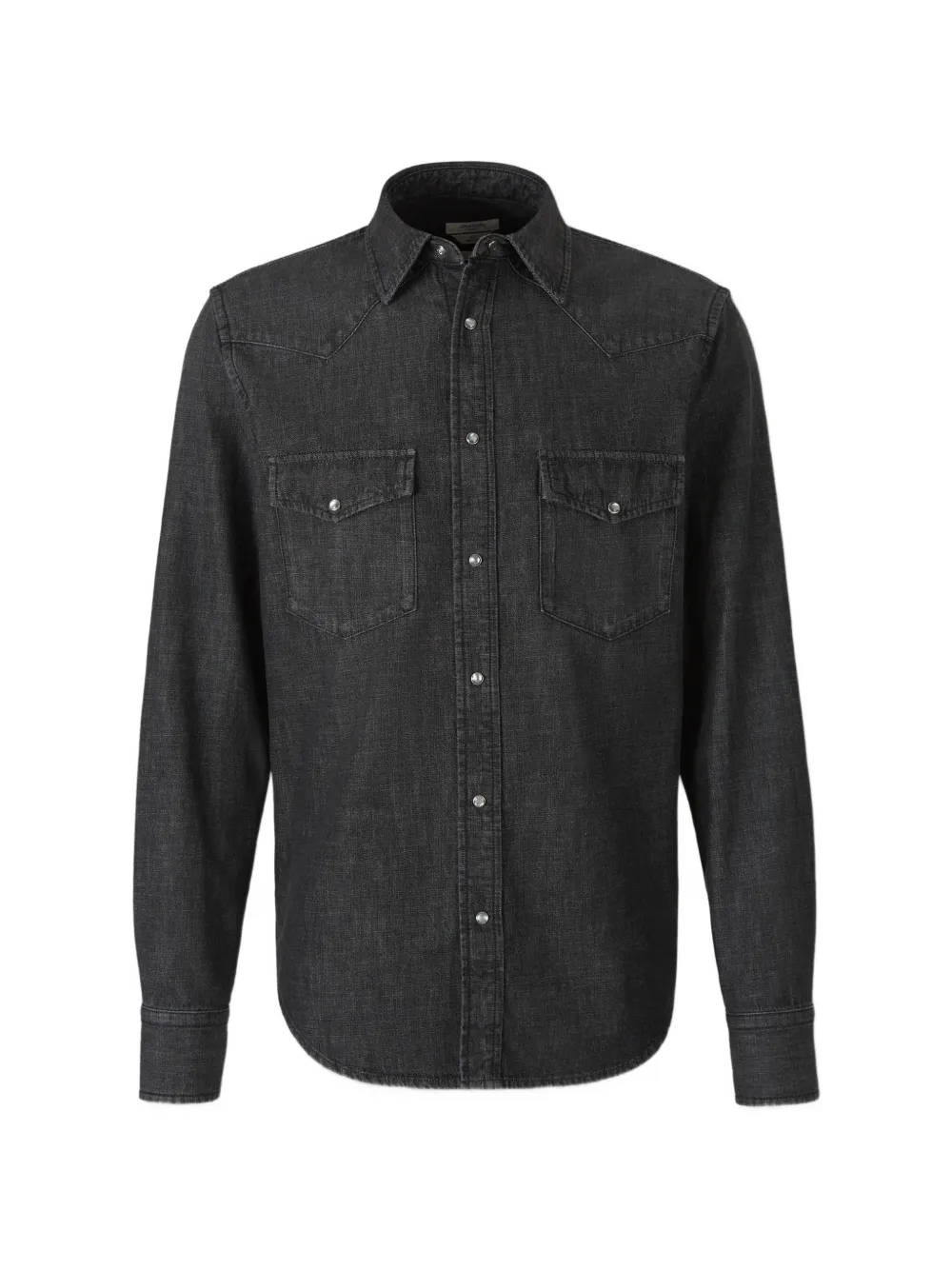 Jacob Cohën western-style denim shirt - Black