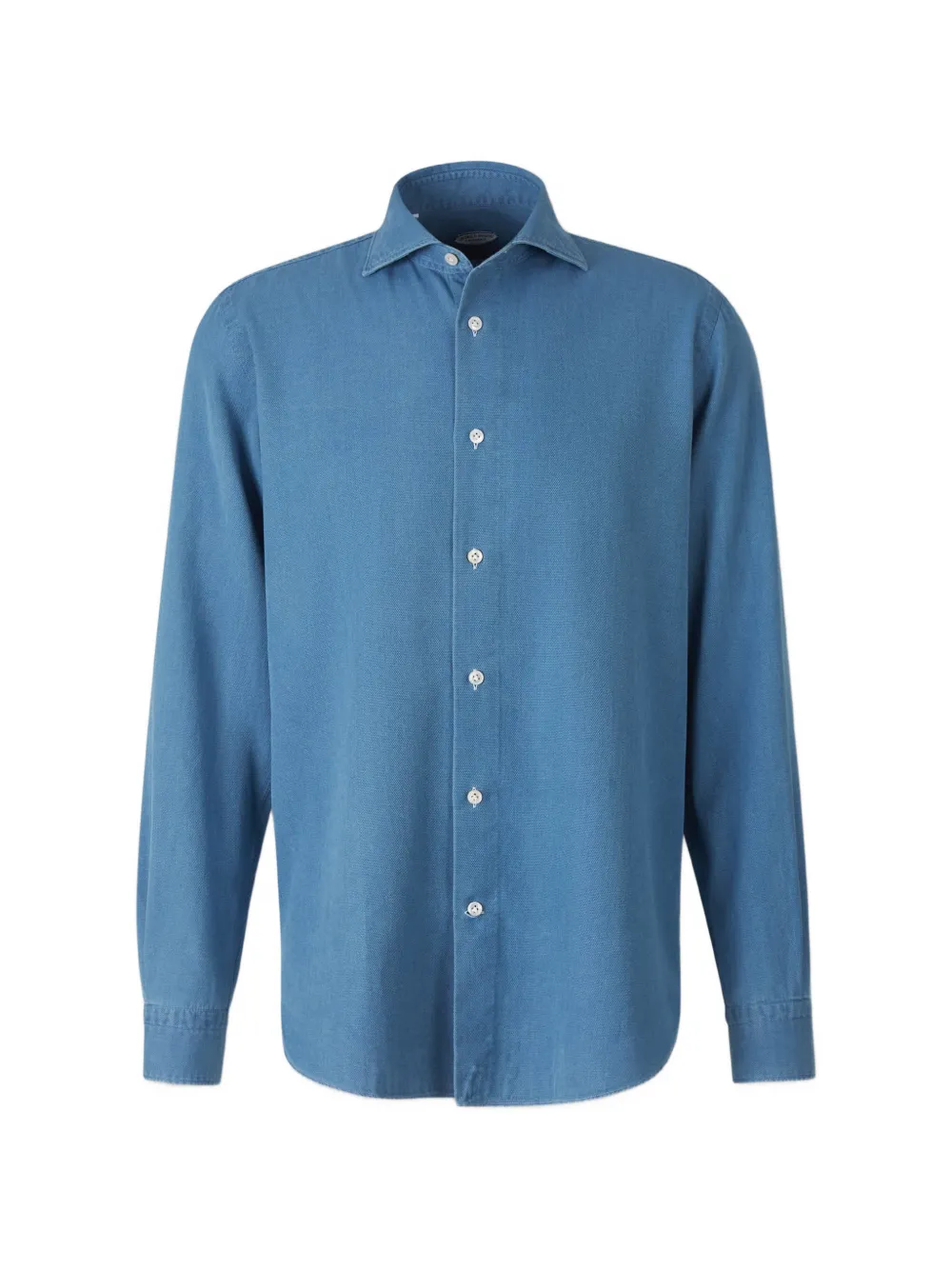 Vincenzo Di Ruggiero button-down long-sleeve shirt - Blau