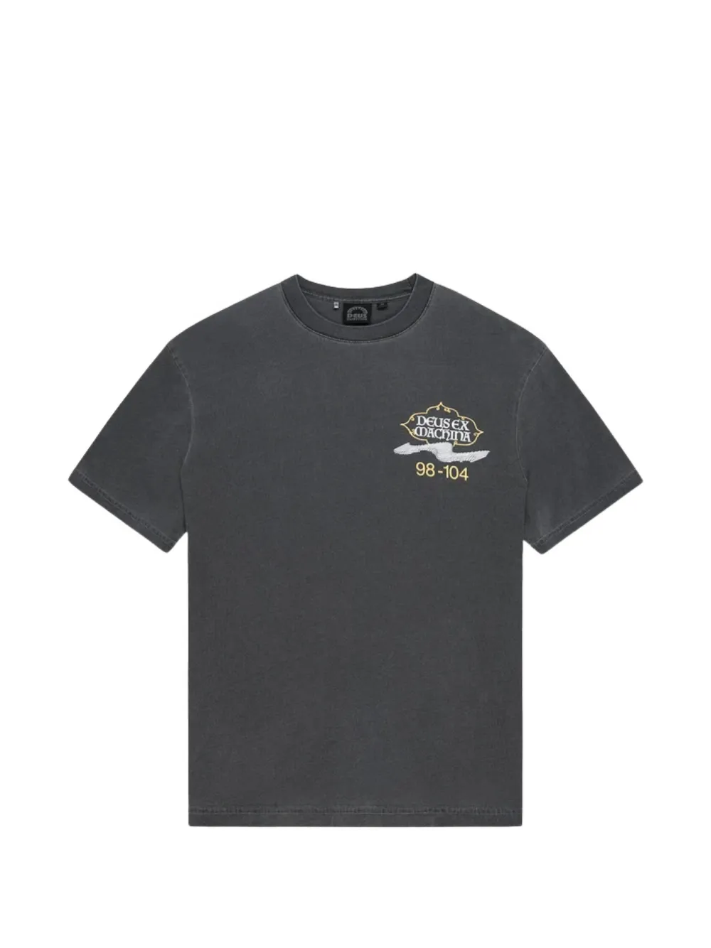 Deus Ex Machina Easy Peacey stone-washed T-shirt Grijs