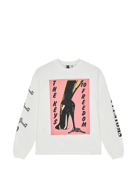 Deus Ex Machina Locket graphic-print long-sleeve T-shirt