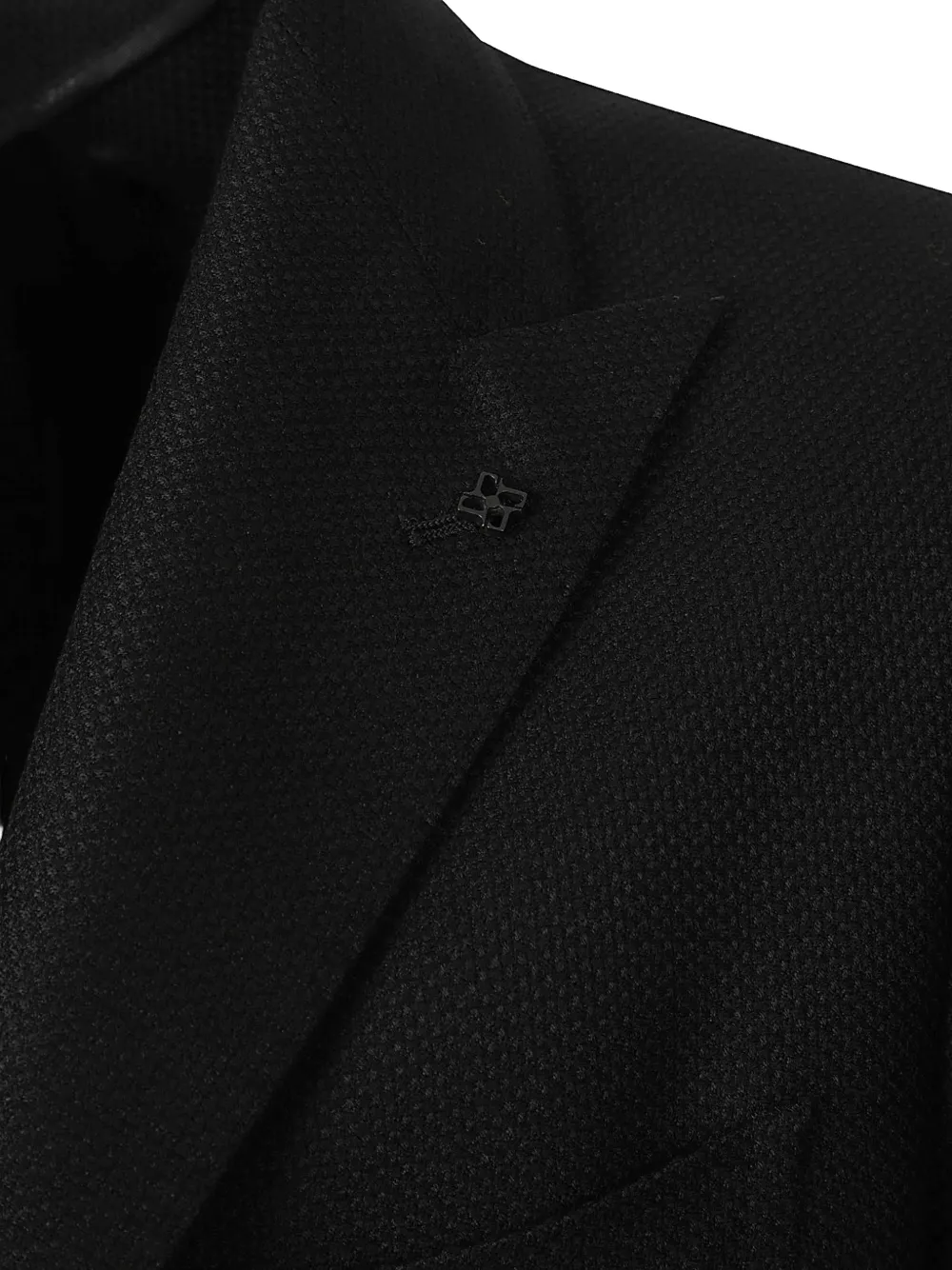 Tagliatore peak-lapels single-breasted blazer Zwart