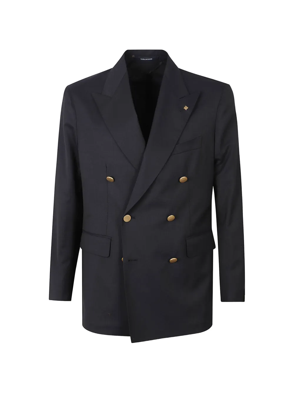 Tagliatore double-breasted peak-lapels blazer Zwart